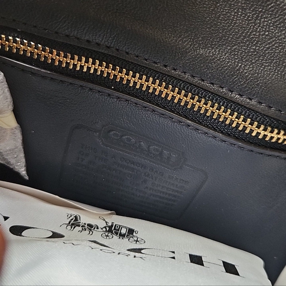Coach Varsity Stripe Rambler crossbody purse. - Picture 11 of 16